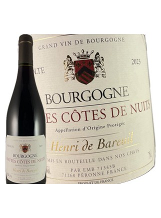 Henri de Bareuil - Hautes Côtes de Nuits 2023