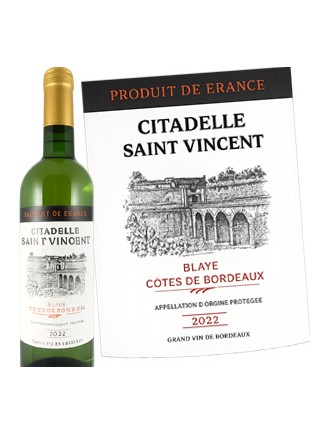 Citadelle Saint Vincent - Blaye Côtes de Bordeaux 2022