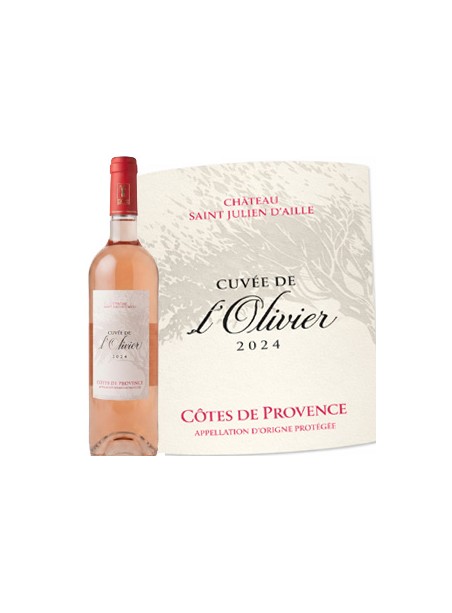 Château Saint Julien D'Aille-Cuvée de L'Olivier-Côtes de Provence 2024