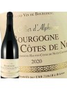 Le Cellier d'Alphonse - Hautes Côtes de Nuits 2020