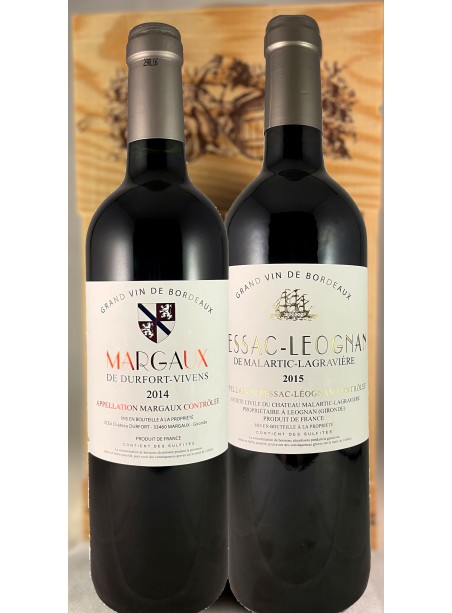 Margaux-Pessac-Léognan Coffret bois