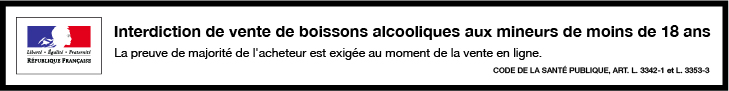 bandeau age légal alcool